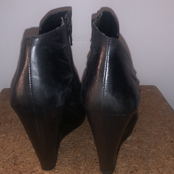 Carlos Santana Wedge Bootie Size 9.5 Black - Picture 5 of 11